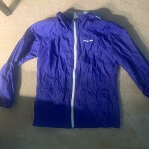 Girls Columbia Blue Rain Jacket